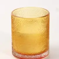 Свеча ароматическая в стекле HOME AROMA 200 г, 8.5&times;8.5&times;10 см, персик