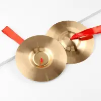Музыкальные тарелки ручные Music Life, 18 см, набор 2 шт.