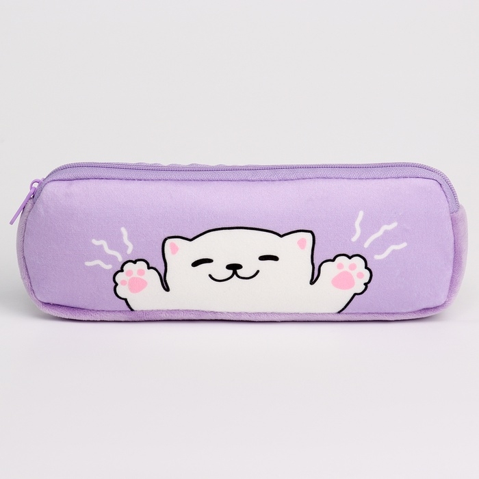Пенал школьный мягкий Пенал школьный мягкий "Котик", 6,5*20 см