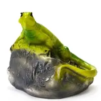 Садовая фигура из гипса &laquo;Ящерица на камне&raquo;, 16.5&times;13&times;16 см