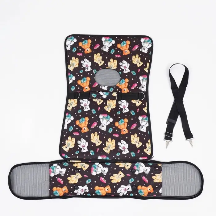 Сумка - переноска &laquo;Плюшевые медведи&raquo;, размер S, 37&times;15&times;22 см, каркасная