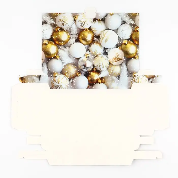 Коробка для шоколада с местом для денег «С Новым годом», 20 х 2 х 12 см Коробка для шоколада с местом для денег «С Новым годом», 20 х 2 х 12 см