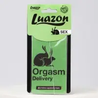 Ароматизатор в авто Orgasm, аромат: мужской парфюм