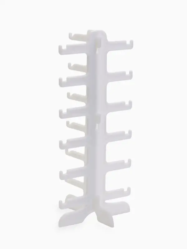 Подставка под очки 6 мест, 16&times;14.5&times;35.5 см, белая