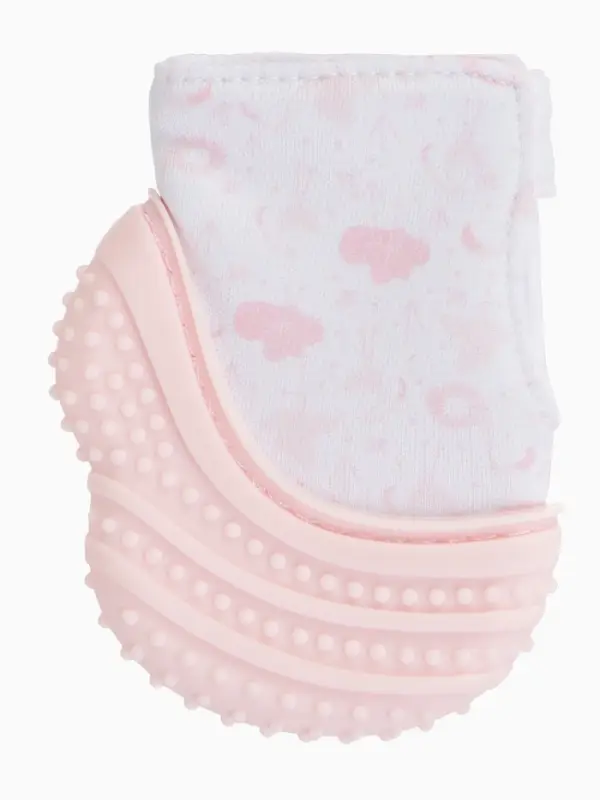 Прорезыватель на ручку для зубов &laquo;Фламинго&raquo;, светло-розовый