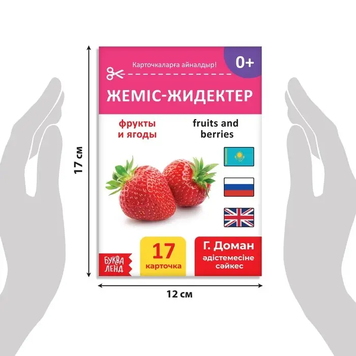 Книга по методике Г. Домана «Фрукты и ягоды», на казахском языке Книга по методике Г. Домана «Фрукты и ягоды», на казахском языке