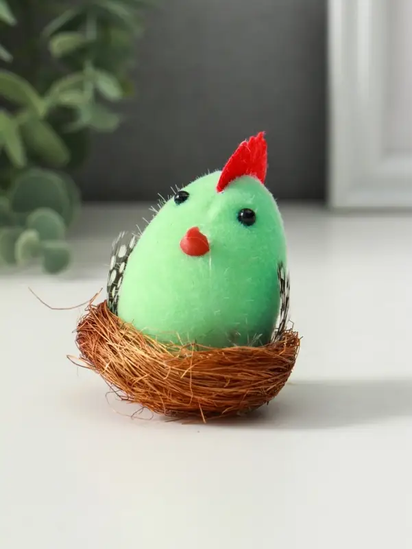 Сувенир пасхальный "Цыплёнок в гнезде" 5х5х7,5 см
