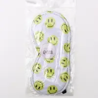 Маска для сна Good vibes, 19&times;8.5 см, резинка одинарная, белая, жёлтая