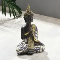 Фигурка полистоун TAKE IT EASY &laquo;Будда; ладони&raquo;, мозаика, 15&times;8&times;21 см