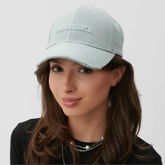 Кепка "PANORAMA" MINAKU, цвет серо-зеленый, размер 58