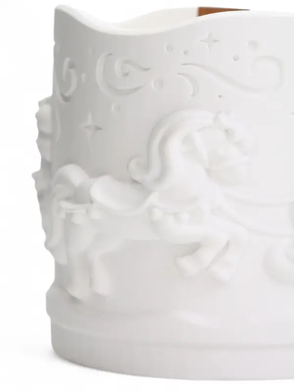 Свеча ароматическая гипс «Новый год», аромат цитрус