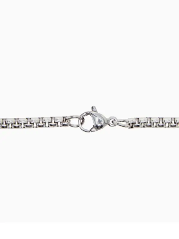 Кулон на цепочке &laquo;Сердце&raquo;, вытянутое, цвет серебро, 70 см