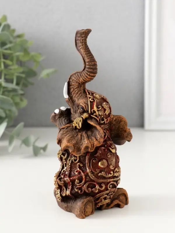 Фигурка полистоун &laquo;Слон африканский&raquo;, 14.5&times;7.5&times;6 см