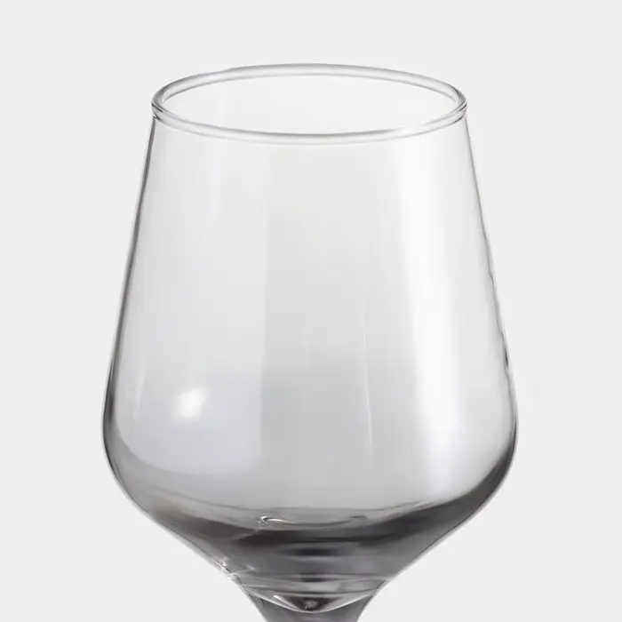 Бокал для вина, 400 мл, 8.5&times;22 см, стекло, серый