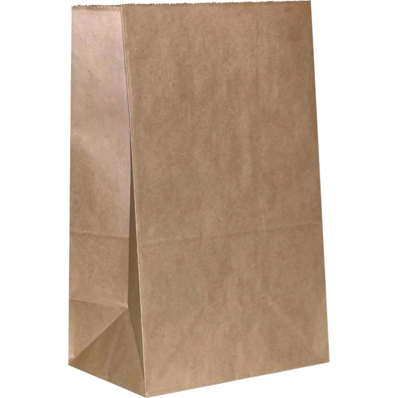 Пакет бумажный 179х118х290 мм, 50гр/м2, крафт, с прямоуг.дном,1000шт/уп