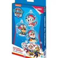 Роспись по дереву. Елочные игрушки Щенячий патруль "Гончик, Маршалл и Крепыш" Фнс-012