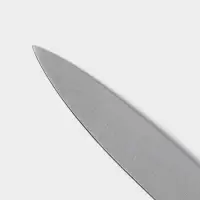 Нож для овощей кухонный Доляна Venus, лезвие 9 см, чёрный