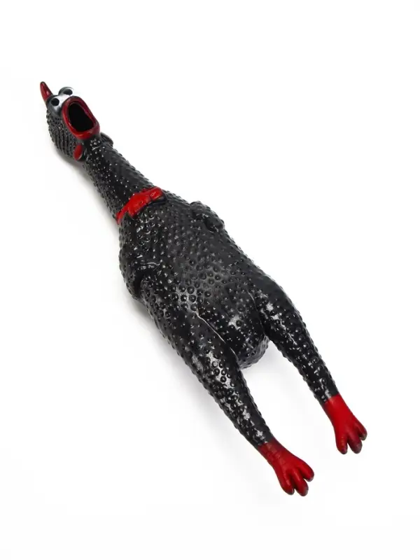 Игрушка для собак &laquo;Задумчивая курица&raquo;, 28 см, пищащая, цвет МИКС