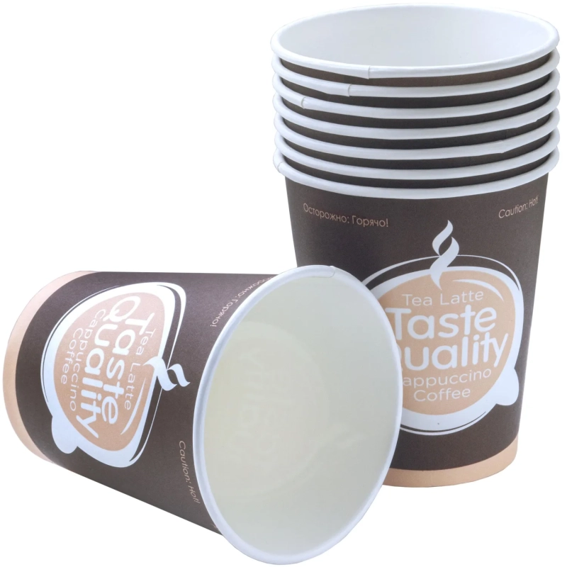 Стакан одноразовый бум однослойный d-70мм 165мл TasteQuality100шт/уп