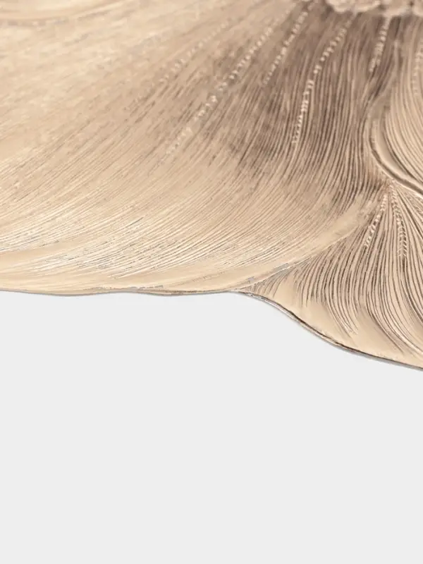 Набор салфеток для стола Доляна &laquo;Цветок&raquo;, 38&times;38 см, 4 шт., ПВХ, золотистый