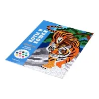 Раскраска "Коты и кошки" Цветовой код. Раскрась по номерам. 32 стр.