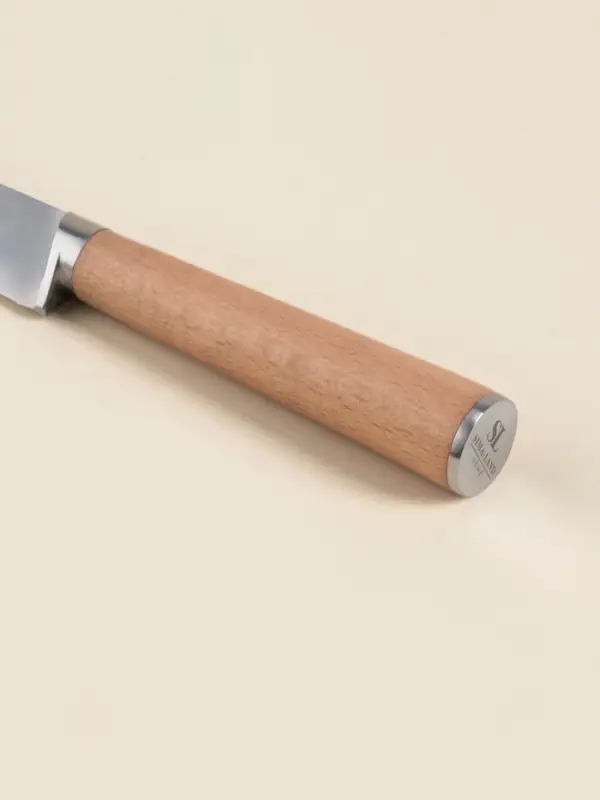 Нож кухонный овощной SL Home &laquo;Калабрия&raquo;, нержавеющая сталь, 8.5 см, бежевый