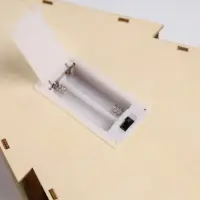 Светодиодная фигура &laquo;Олень с подарками&raquo; 20&times;30&times;5.5 см, дерево, от батареек AАAx2, свечение тёплое белое