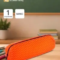 Пенал детский &laquo;Сетка&raquo;, на молнии, МИКС