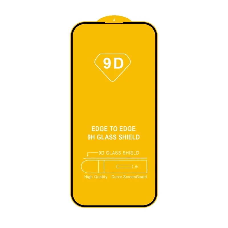 Защитное стекло для iPhone 14 Pro Max с рамкой 9H Full Glue без упаковки (25 шт./уп.)
