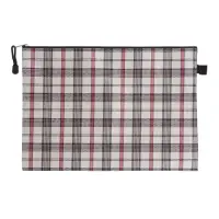 Папка-конверт на молнии Calligrata &laquo;Шотландка&raquo; А4, МИКС