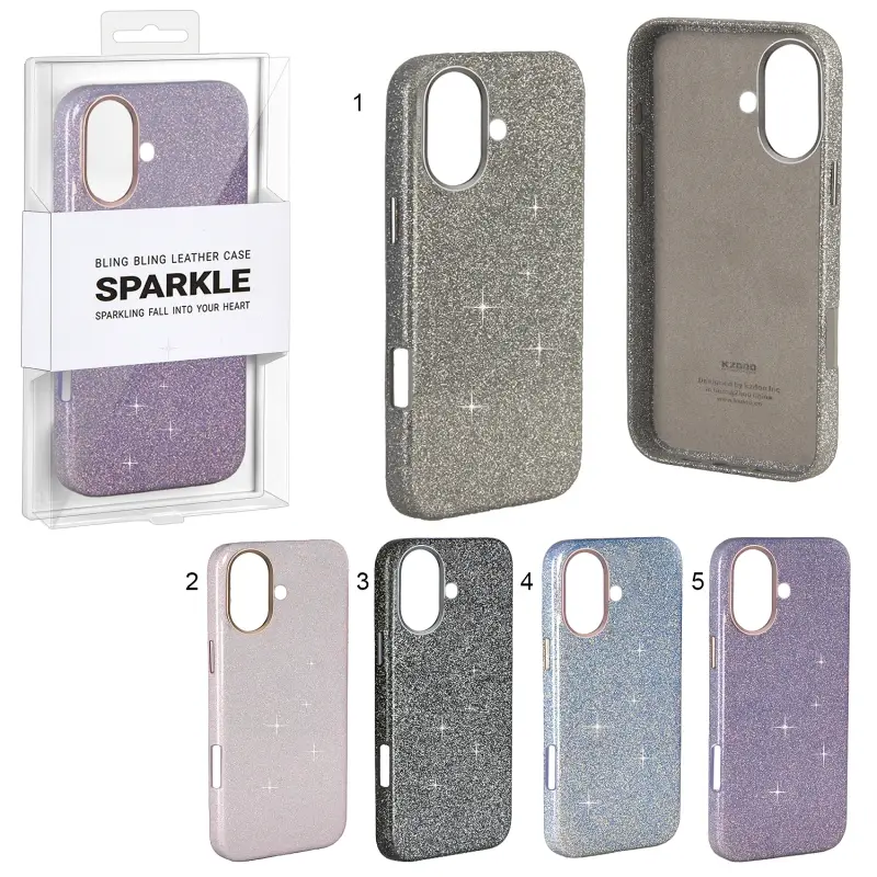 Чехол iPh 16 Plus Sparkle K-DOO