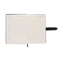 Ежедневник недатированный формат А5, с хлястиком, 112л, линия, пвх, Черный Ежедневник недатированный формат А5, с хлястиком, 112л, линия, пвх, Черный