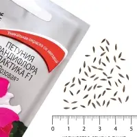 Семена цветов Петуния грандифлора &laquo;Галактика&raquo;, розовая, F1, 10 шт., &laquo;ПОИСК&raquo;