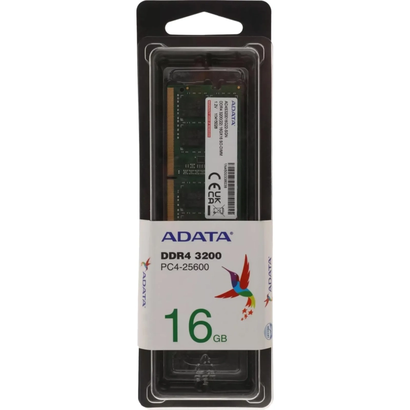 Модуль памяти ADATA DDR4 SO-DIMM 16GB 3200Мгц (AD4S320016G22-SGN)