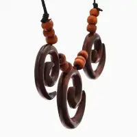 Кулон &laquo;Три спирали&raquo;, дерево соно