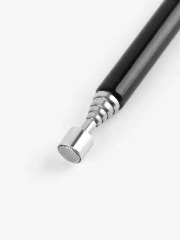 Магнит для сборки игл и булавок, телескопический, 13.5 см, чёрный, серебряный