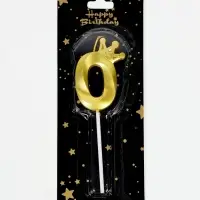 Свеча для торта &laquo;Корона&raquo; цифра 0