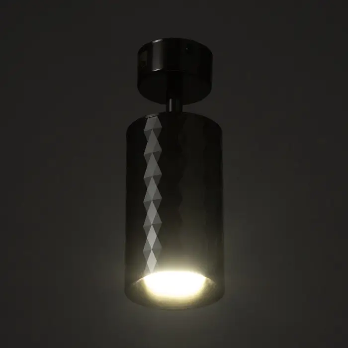 Спот &laquo;Андри&raquo; GU10 черный хром 7.5&times;7.5&times;20 см