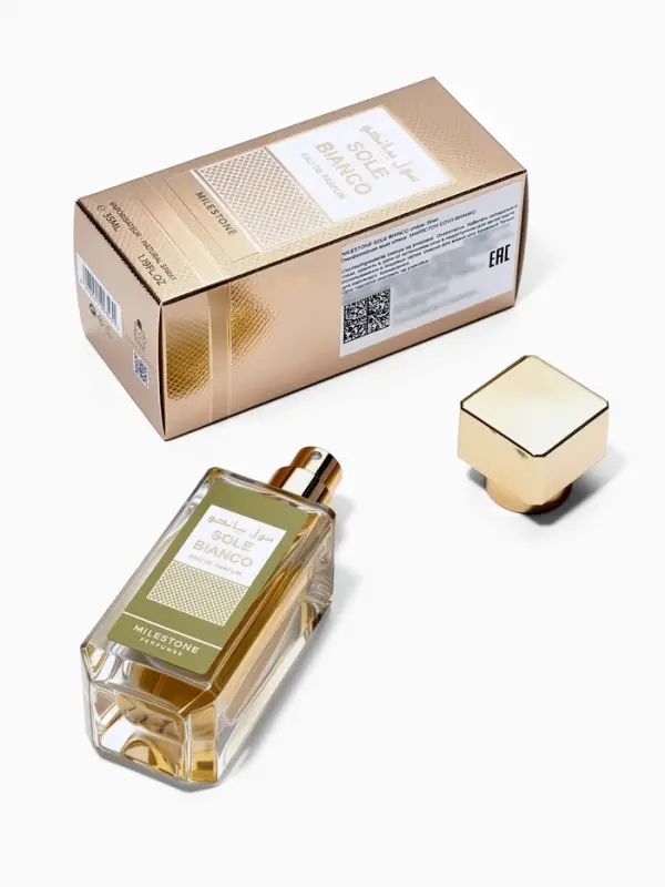 Парфюмерная вода унисекс Milestone SOLE BIANCO, 35 мл (мотив TOM FORD EAU DE SOLEIL BLANC)