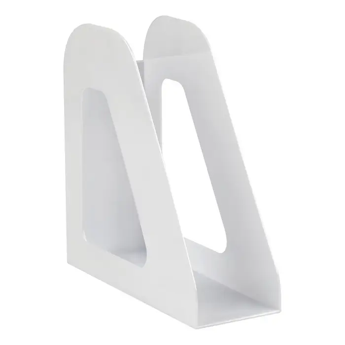 Лоток для бумаг Стамм &laquo;Фаворит&raquo;, А4, вертикальный, 1 отделение, белый, ширина 90 мм