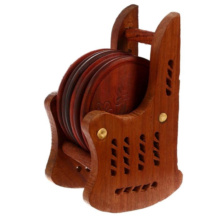 Подставки под горячее  Подставки под горячее "Кресло" (набор 6 штук) 6,5х8х13 см