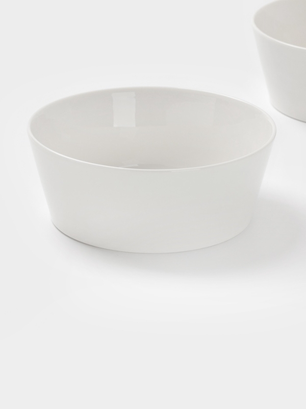 Набор салатников 2 шт 18х7 см Magistro Набор салатников 2 шт 18х7 см Magistro "White Snow" 1000 мл