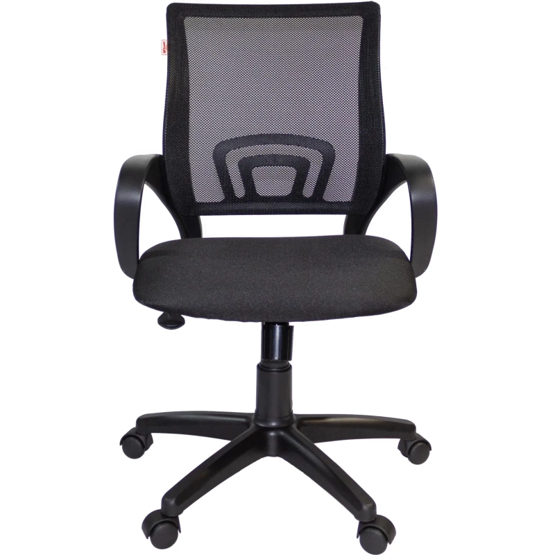 Кресло ТП 304 сетка/ткань,черный,пластик