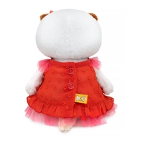 Мягкая игрушка «Кошечка Ли-Ли BABY в платье с белым бантом», 18 см