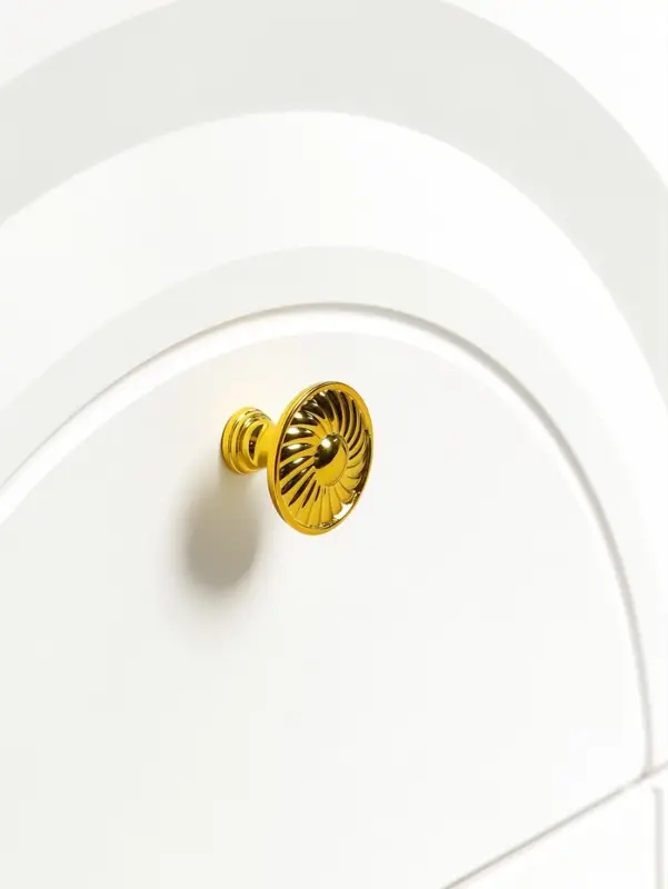 Ручка кнопка CAPPIO RK004, d=30 мм, золото, набор 10 шт.