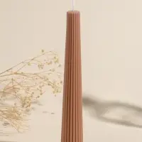 Набор свечей, 3.5х23 см, 2 шт "Башня" корица 4х9,5х25 см