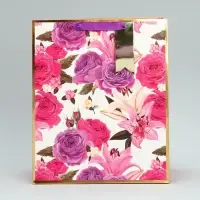 Пакет подарочный, упаковка, &laquo;Самой нежной&raquo;, 30.5&times;25&times;12.5 см