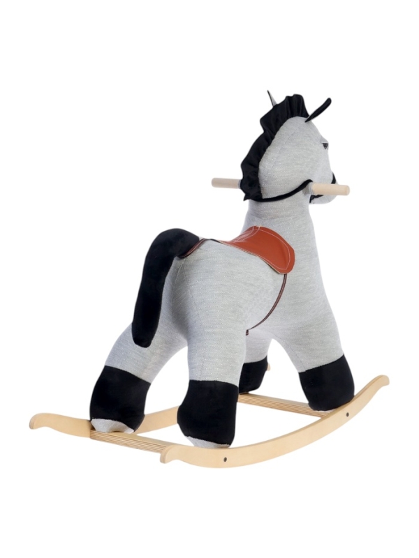 Качалка "Конь Восток", цвет светло-серый 990014