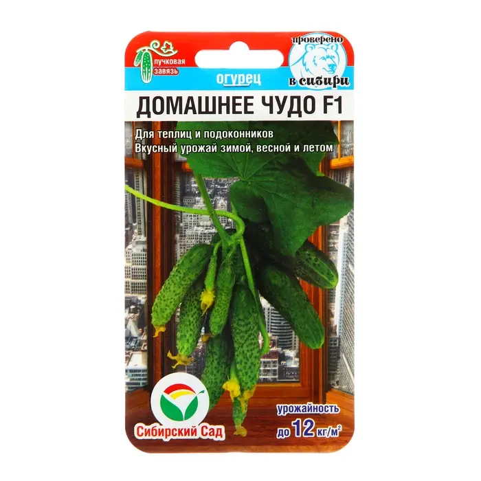 Семена огурца Семена огурца "Домашнее чудо", F1, 7 шт.