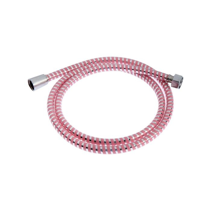 Душевой шланг ZEIN Z03PP, 150 см, с пластиковой конусообразной гайкой, ПВХ, розовый Душевой шланг ZEIN Z03PP, 150 см, с пластиковой конусообразной гайкой, ПВХ, розовый